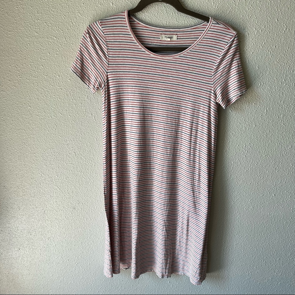 Madewell stripped tshirt dress XS